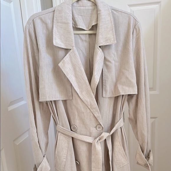 Women's Beige Trench Coat - Picture 2 of 6